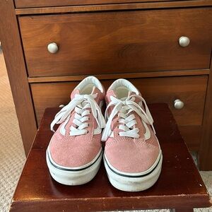 Pink suede Vans